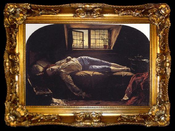 framed  Henry Wallis Chatterton, ta009-2